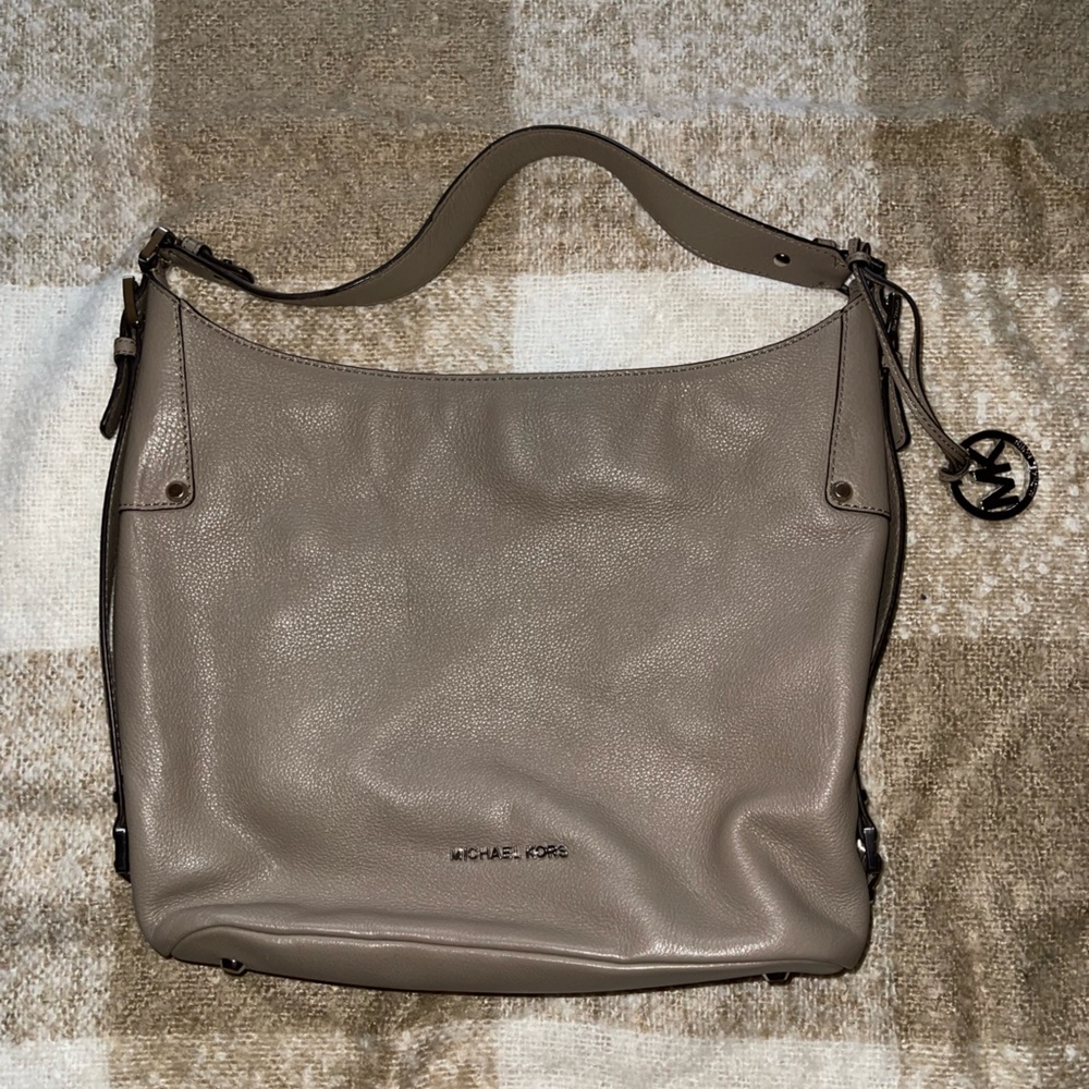 Michael Kors taupe handbag/shoulder bag